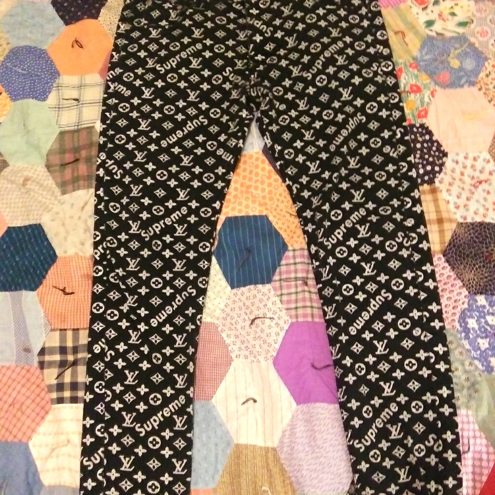 Louis Vuitton Logo Jeans
